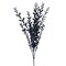 22" Midnight Blue Glitter Boxwood Spray: Elegant Home & Holiday Decor Accent-(106295)